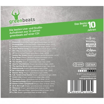 CD | greenbeats | Das Beste aus 10 Jahren