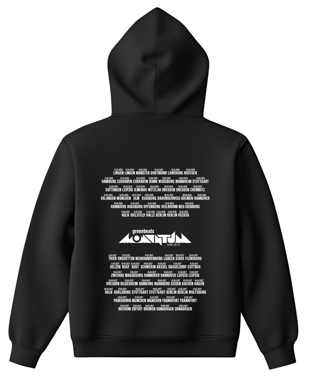 Offizieller "Momentum" Tour-Hoodie