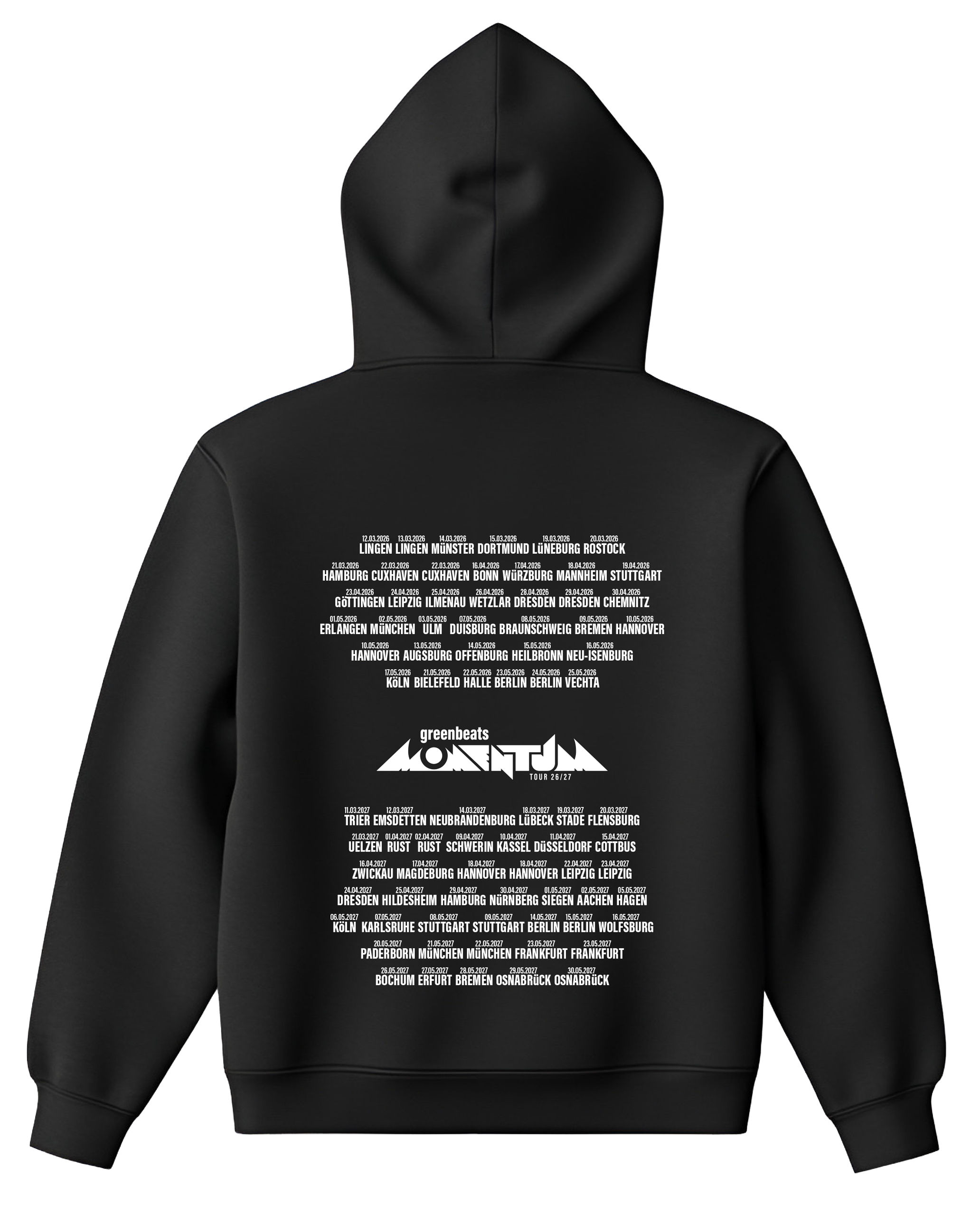 Offizieller "Momentum" Tour-Hoodie