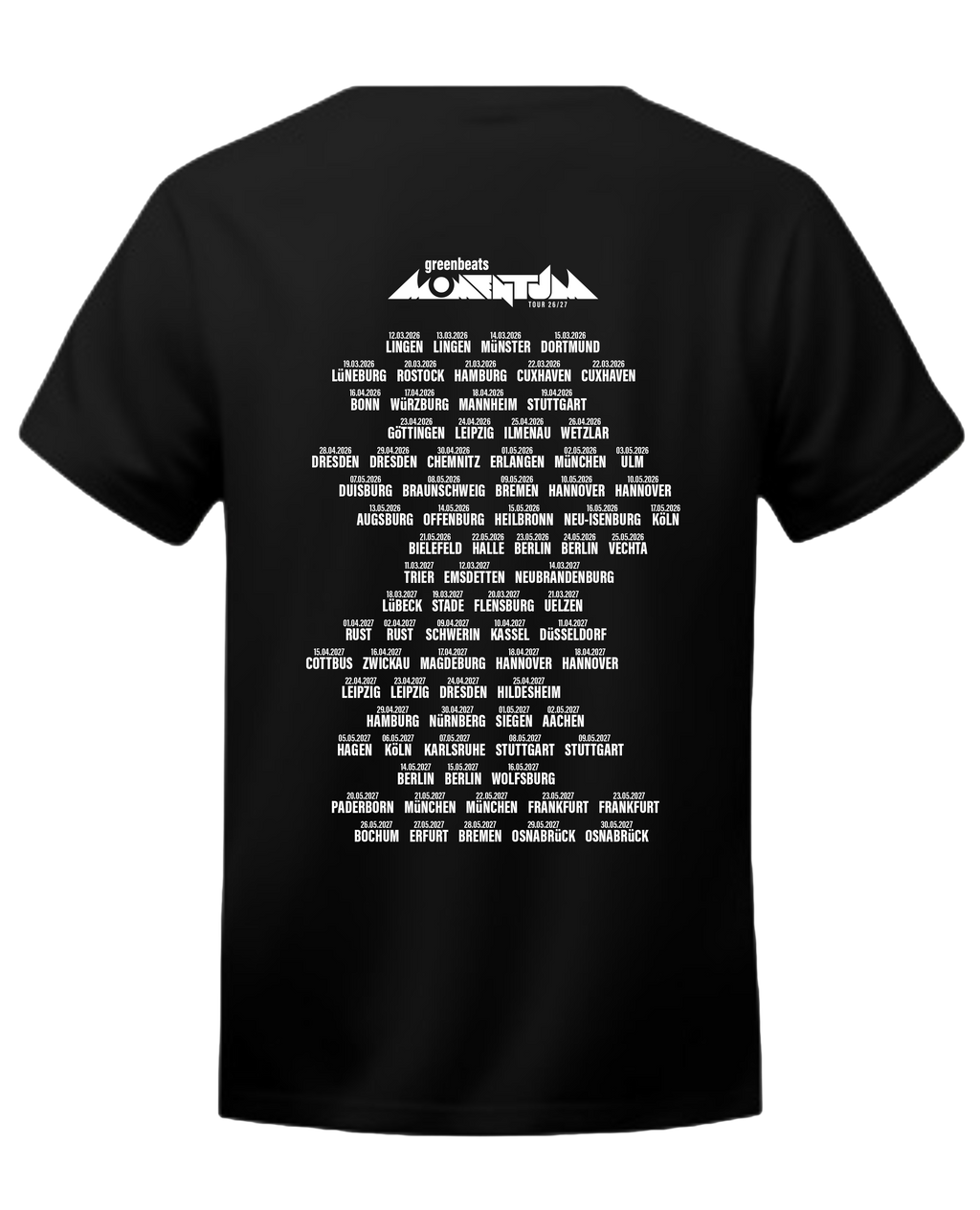 Offizielles "Momentum" Tour-Shirt