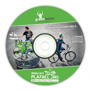 DRUM SET PLAYALONG | greenbeats (20 Songs + CD)